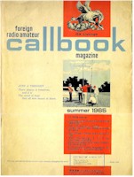 1965 Radio Ametur Callbook Foreign Listing