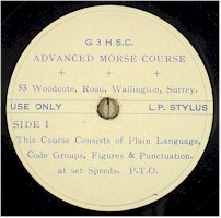 Advanced Morse Code Course