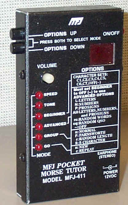 MFJ-411 "Pocket Morse Tutor"
