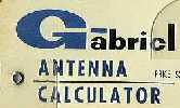 Gabriel Antenna Calculator, Perrygraf 1959